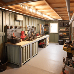 How to make a shipping container garage - Storage and Canopy