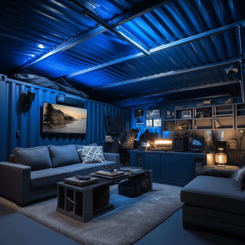 How to Create the Perfect Backyard Shipping Container Man Cave in 2023 -  ModBetter - Custom Shipping Containers